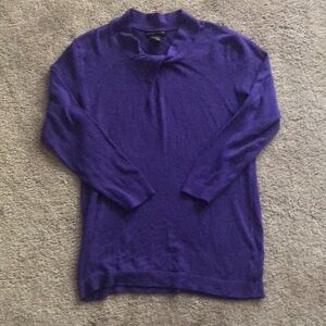 Purple New York & Co long sleeve sweater size medium (10)